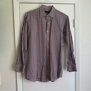 Club Room Red and Blue Checkered Button Down Shirt